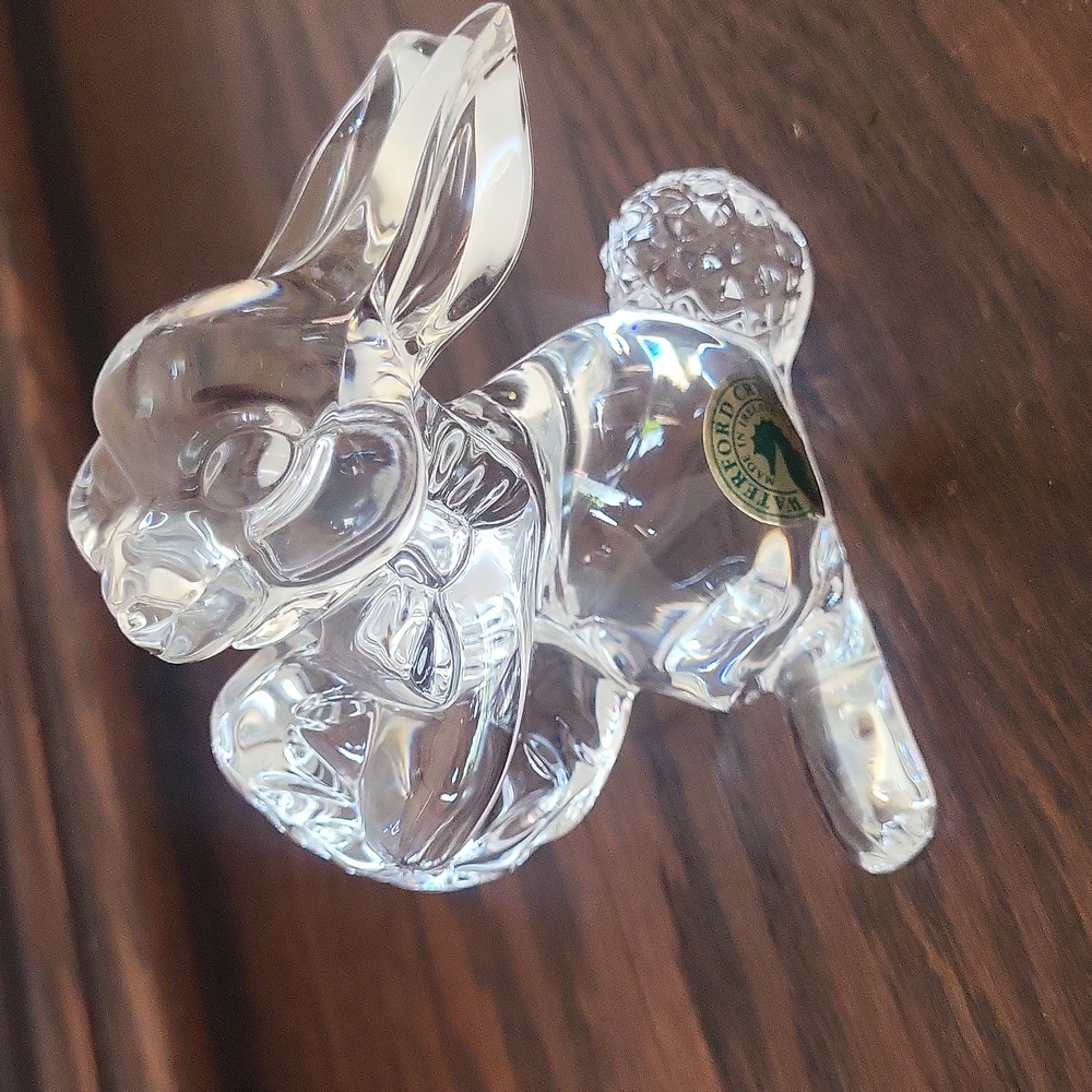 Waterford Crystal Easter Bunny with Easter Egg